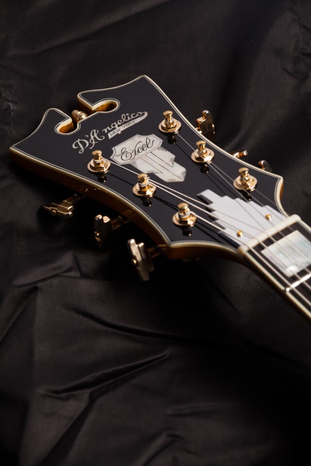 The instantly recognizable D'Angelico head
