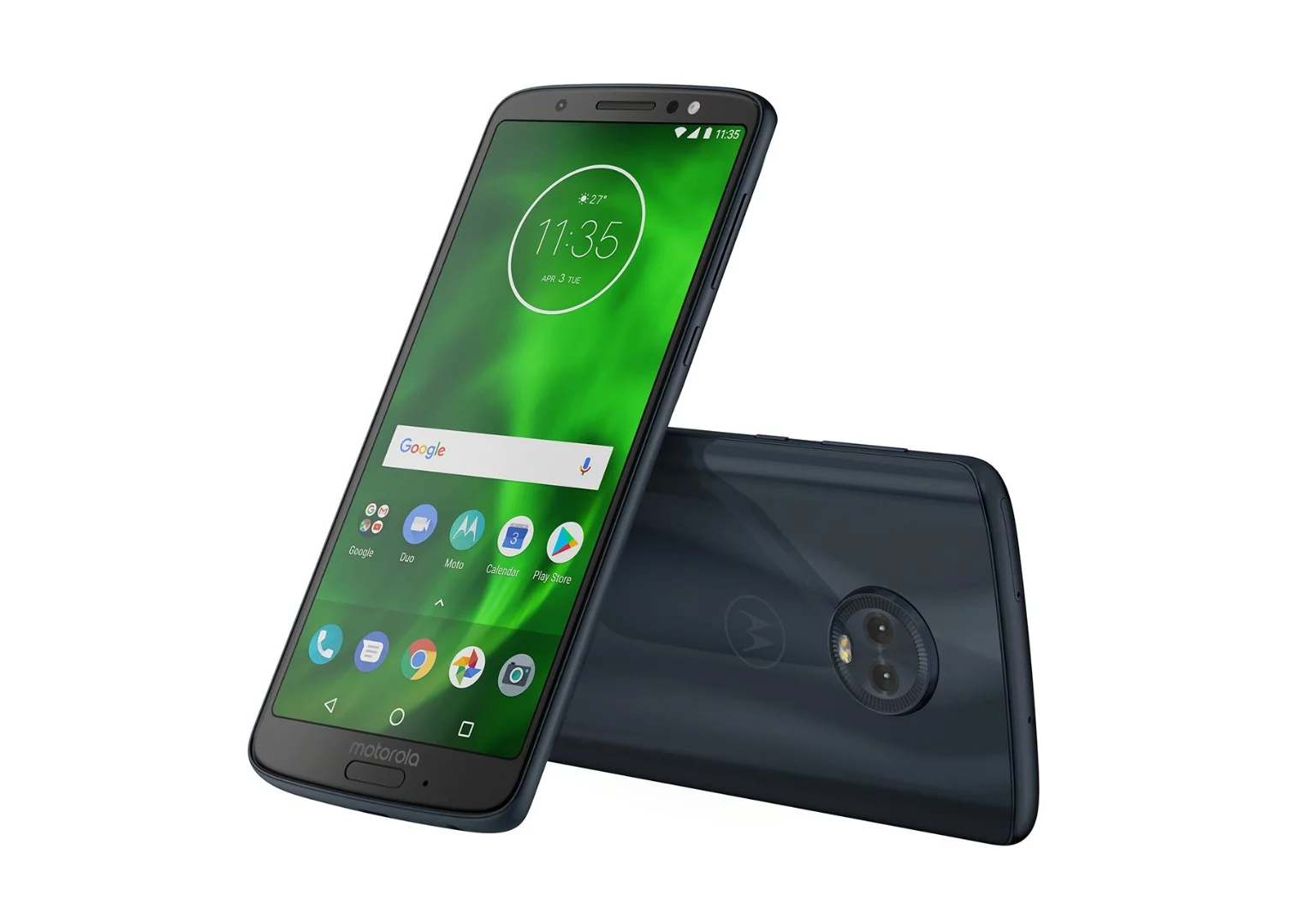 The Moto G6 sits in the middle of the G6 range, with a 5.7-inch screen