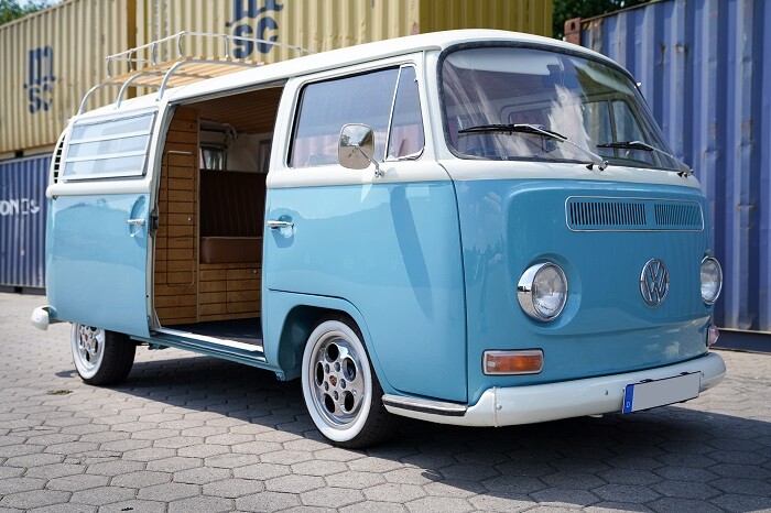 We like Bullifaktur's modern-VW interiors better, but there's something about that classic VW bus exterior