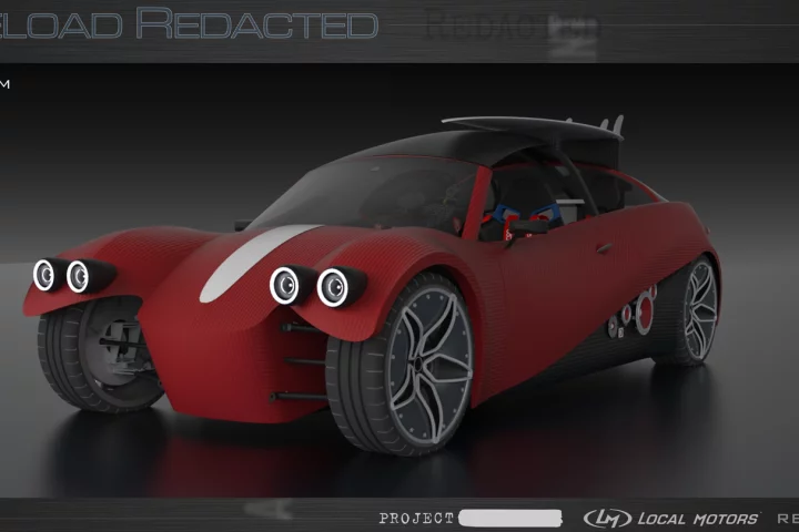 Local Motors LM3D Swim: beach cruiser concept soon to become the first production 3D printed electric vehicle