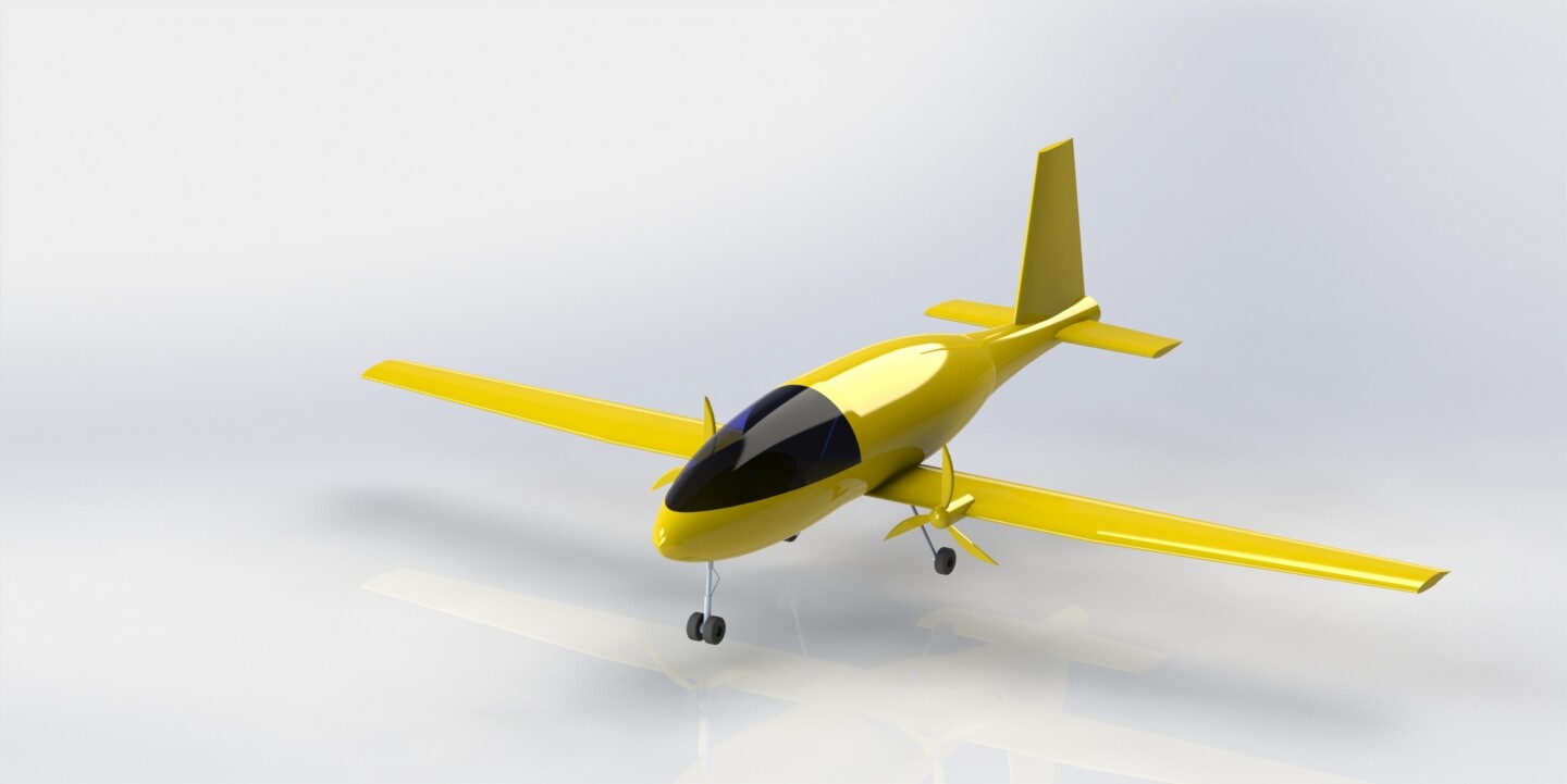 An all-electric design by first place undergraduate winner from the University of California at Davis is dubbed "Bladessa"