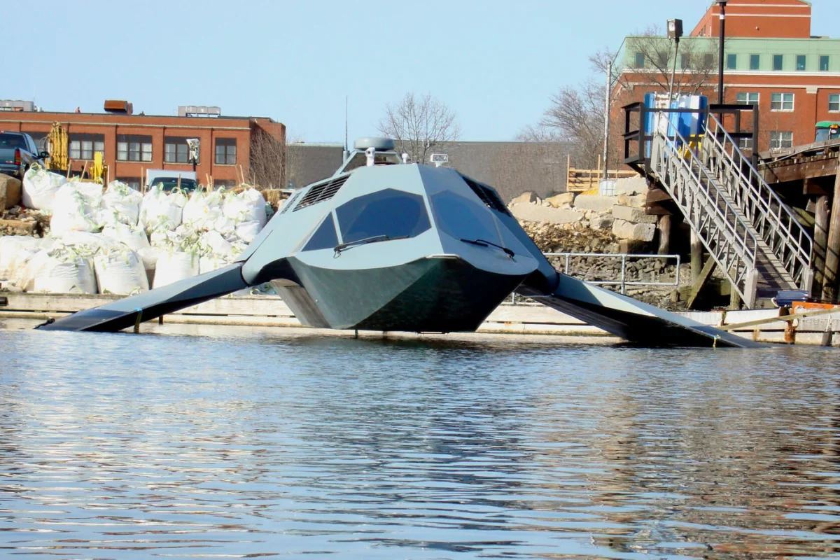 GHOST is a prototype military boat, that is claimed to be the world's first super-cavitating watercraft