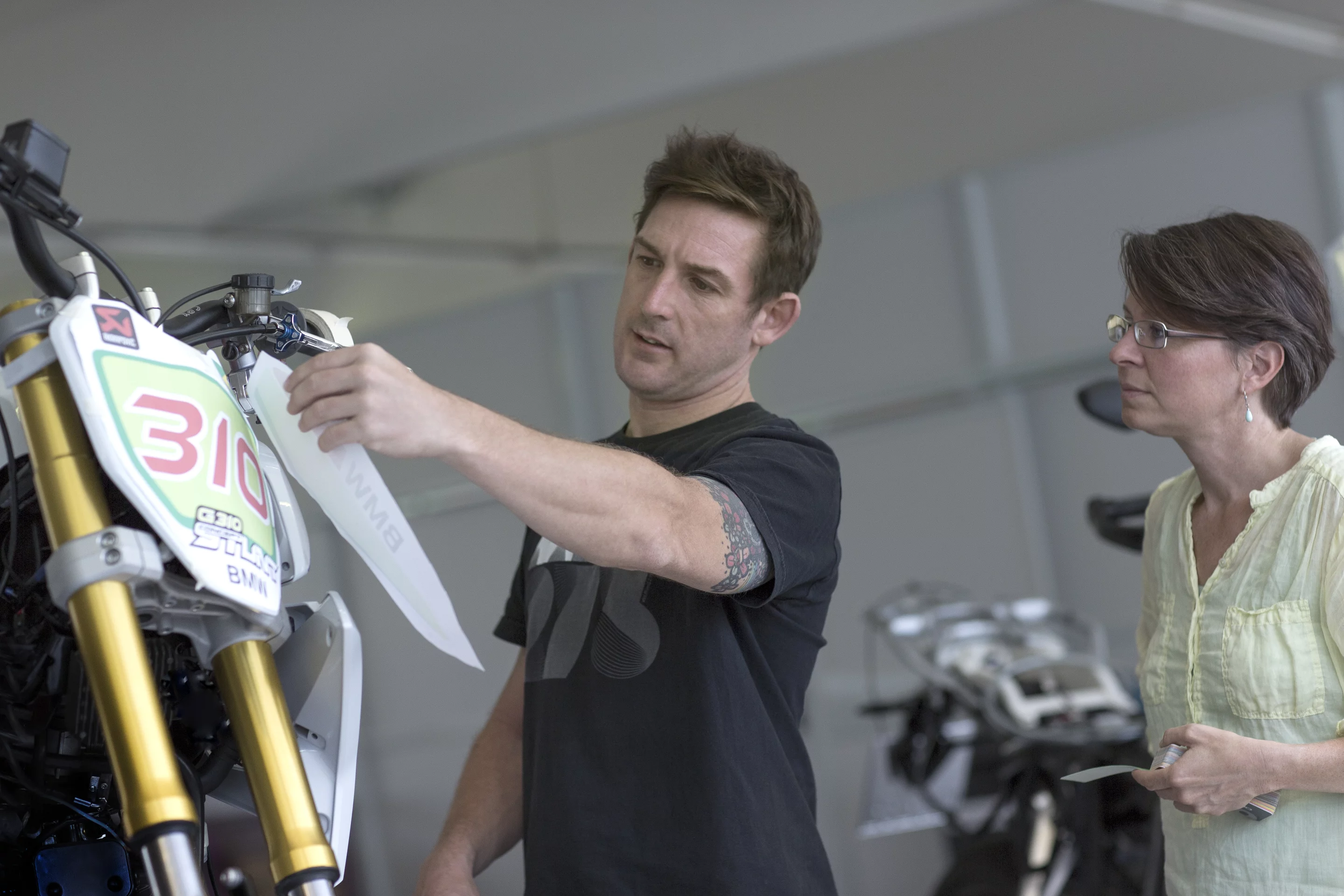 BMW Concept Stunt G 310: front stunt plate