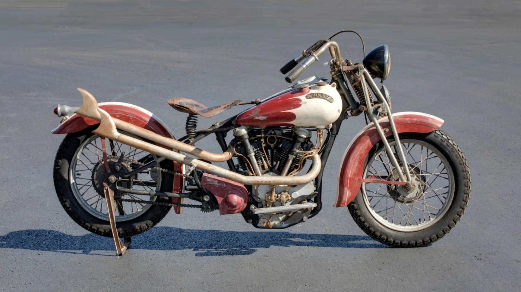 This 82-year-old Crocker has only had three owners in its lifetime, the first being the legendary Bob Ross of Motorcycles Only in Los Angeles. It was bid to US$400,000 at Mecum's 2021 Las Vegas auction but was passed in.