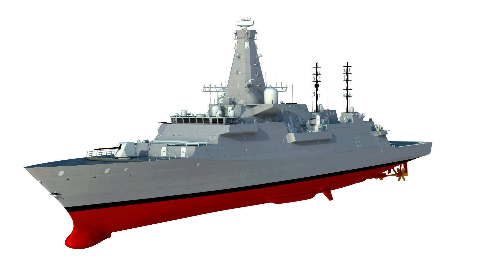 Rendering of HMS Glasgow