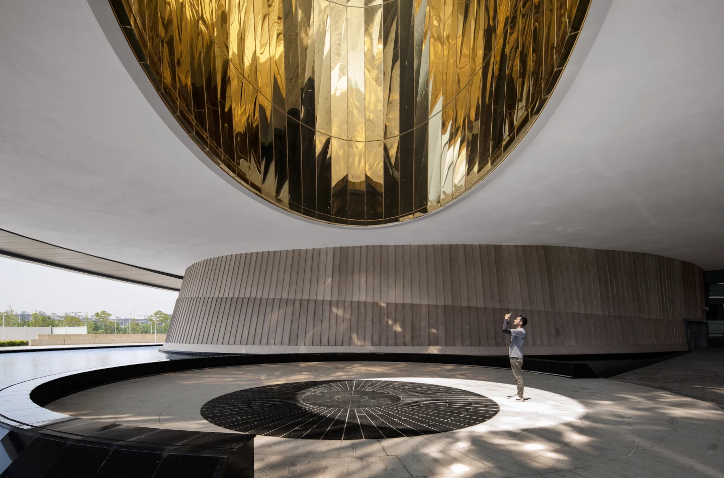 The Shanghai Astronomy Museum's Oculus functions a little like a sundial and marks the passage of time