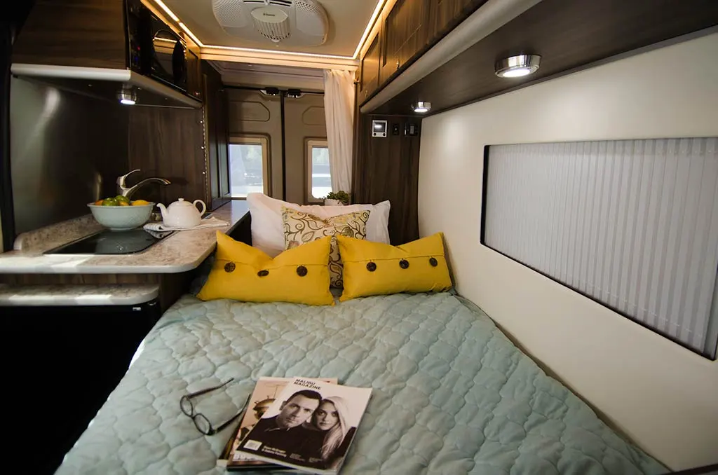 The sofa converts to a single or double bed