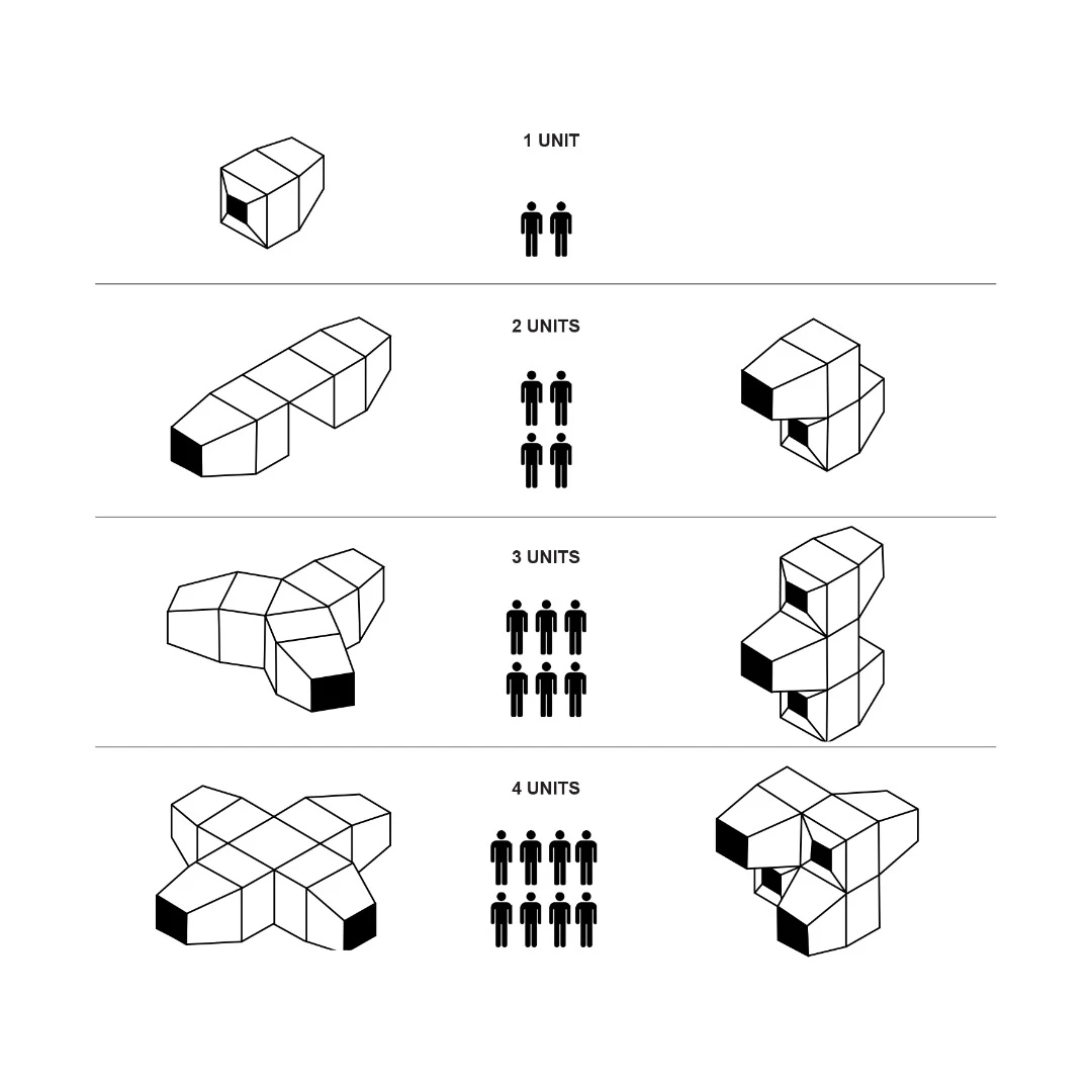 Architectural plan of the Living Unit on Ljubljana Castle