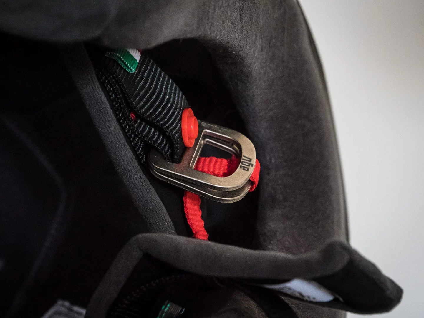 AGV SportModular: double D-ring fasteners are made from titanium. That's commitment.