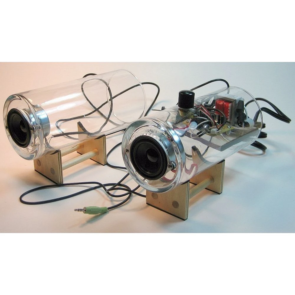 A set of speakers from Logitech are given a new lease on life in the Glass Speakers from Whamodyne