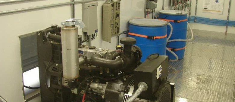 The CSU's solar array is complimented by a 12 kW back-up diesel generator and 5 kW hydrogen fuel cell, all of which are wired to the CSU's 24 deep-cycle batteries