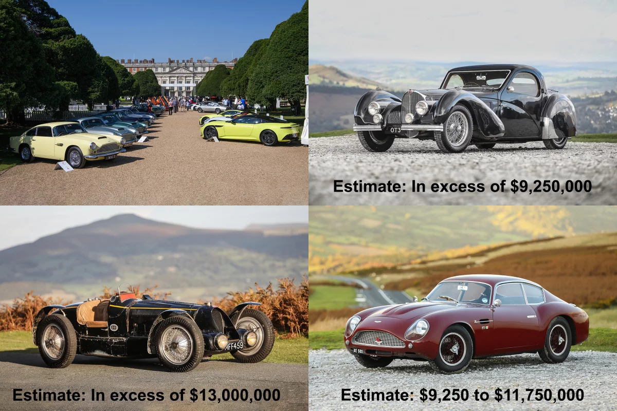 Potentially the three most valuable cars of the year