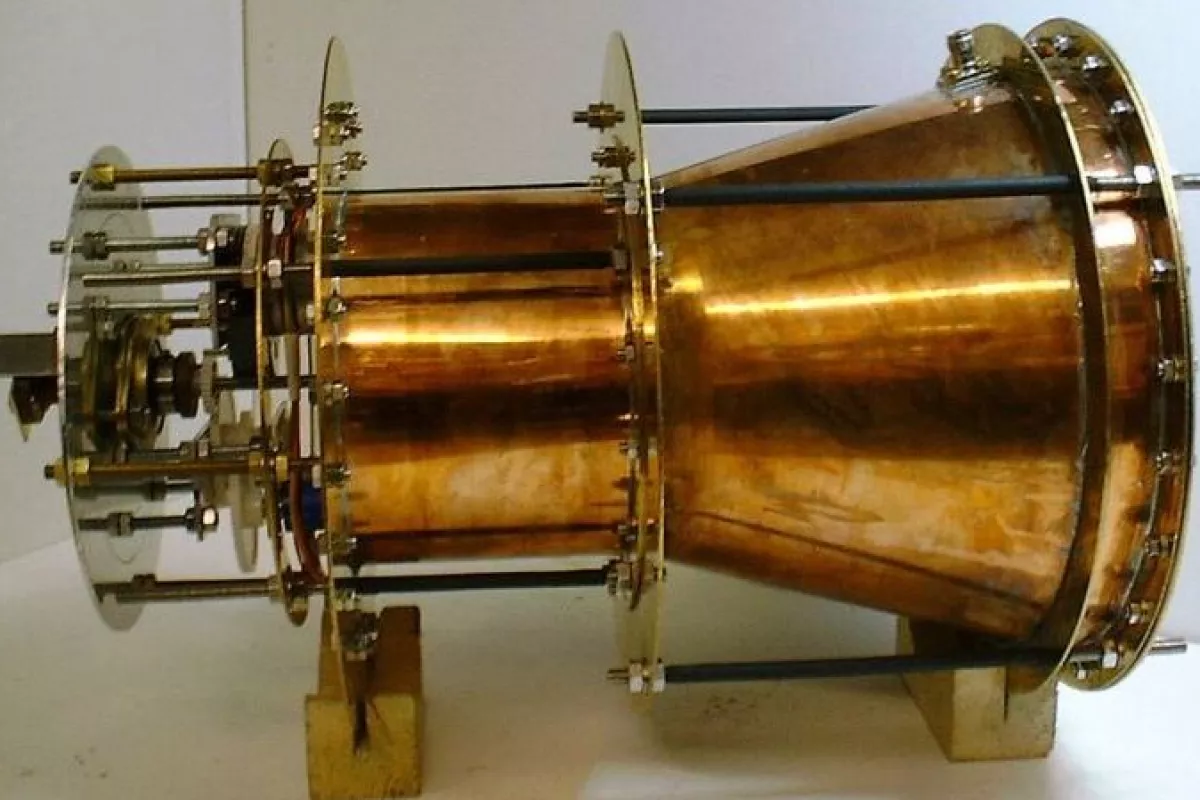 According to one peer-reviewed paper, the EmDrive thruster was able to produce 720 mN of thrust from an electricity input of 2.5 kW