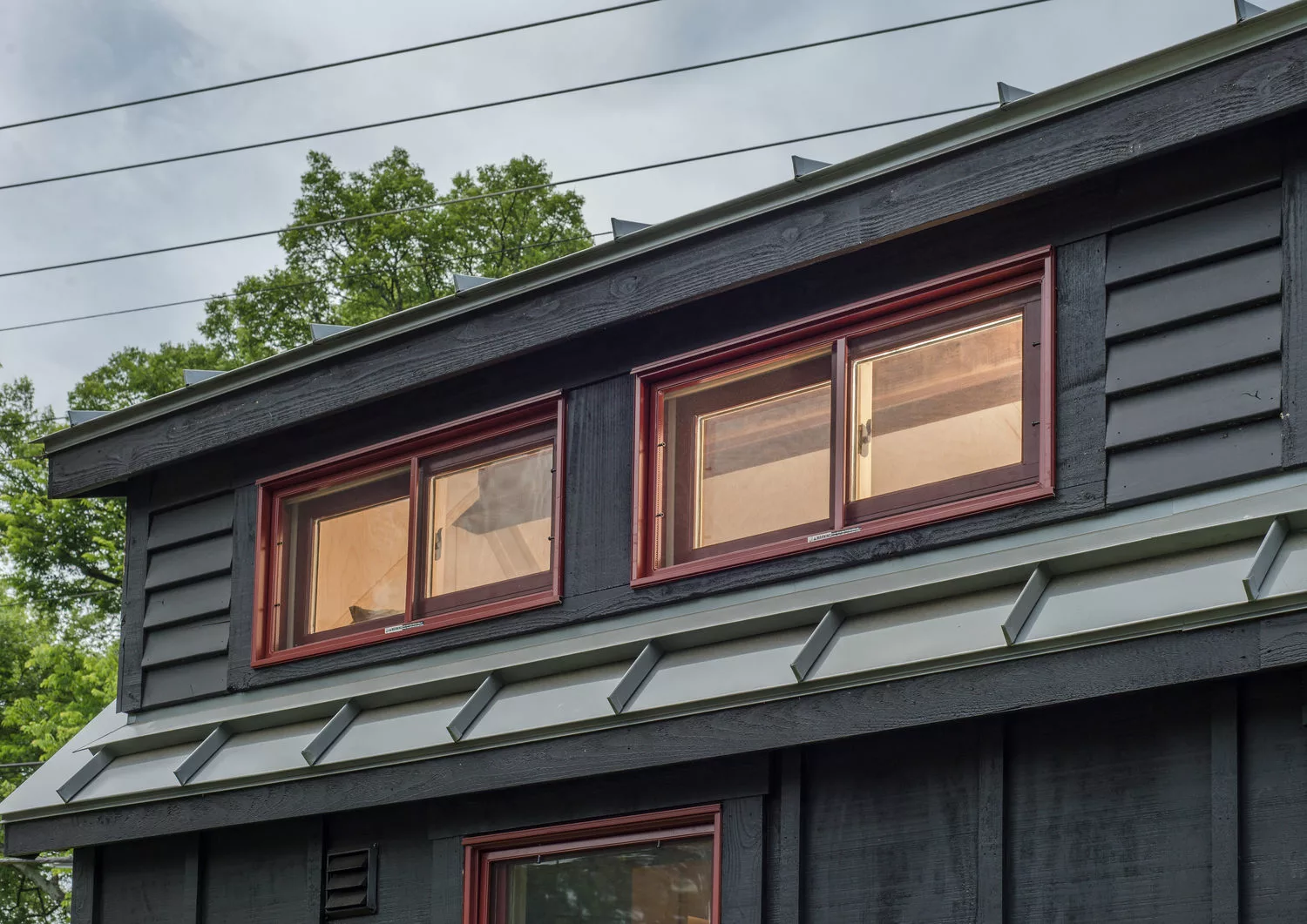 The tiny house is offered as a turnkey model, so everything is ready for you to move right in