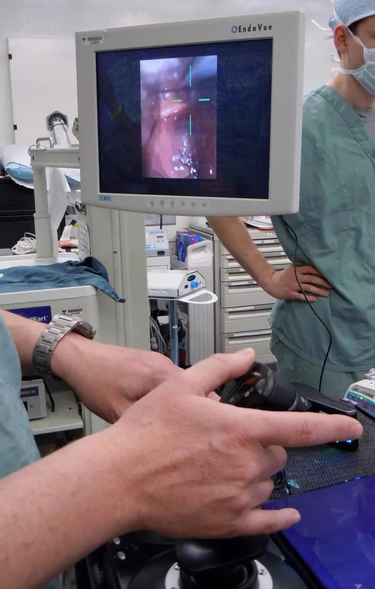 A robotic intubation system that inserts endotracheal tubes in patients is being tested on human subjects