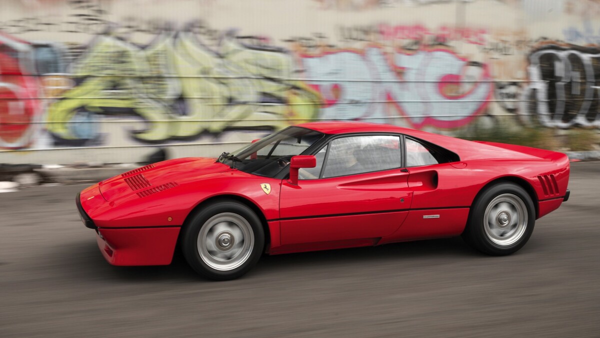 One of two 1985 Ferrari 288 GTOs which came to auction in Monterey, both cars sold within a small price range. This one fetched $2,420,000
