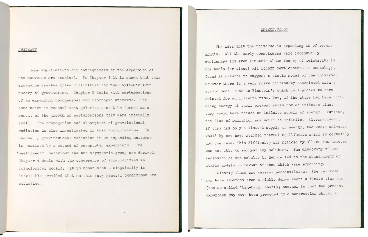 $766,752 | Stephen Hawking's PhD Thesis | Auction House: Christie's | Sale price: £584,750 | Official Estimate: £100,000 to £150,000 | Date of sale: November 8, 2018