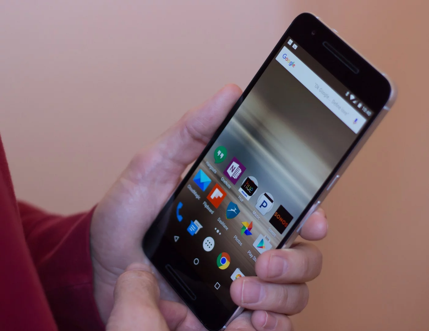 It isn't the lightest or thinnest phone around, and (with a 5.7-inch screen) it is a phablet