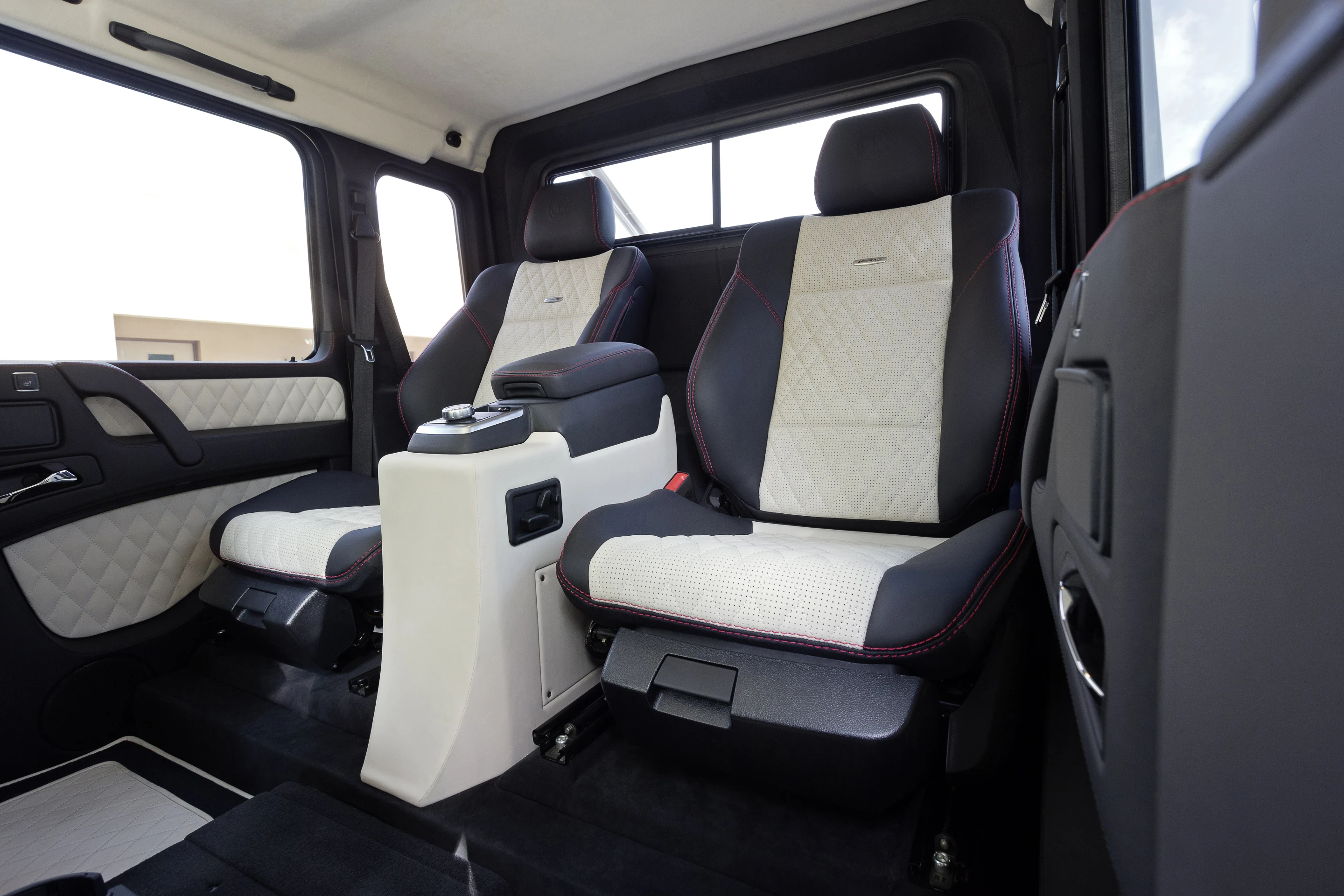 The four seats are heated and ventilated