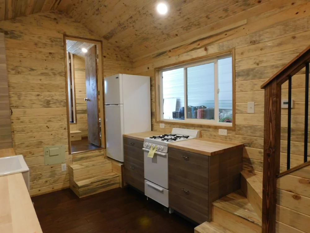 The Purple Monster's propane-powered kitchen cooker