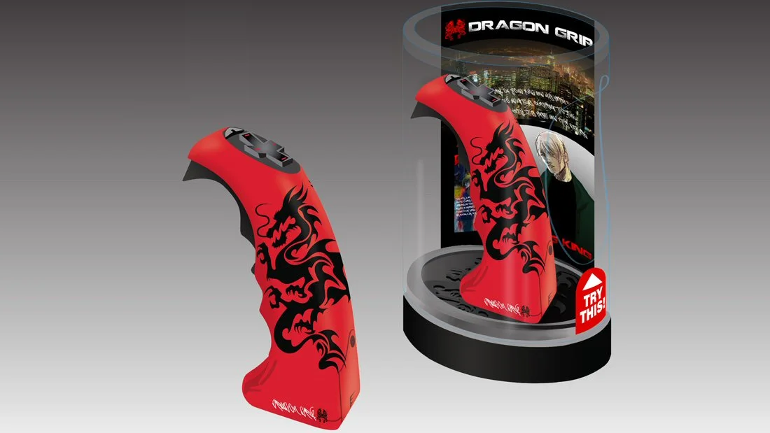 Fans of kung fu games and movies trying to emulate their heroes can now add authentic sound effects to simulated fight sequences with Dragon Grip