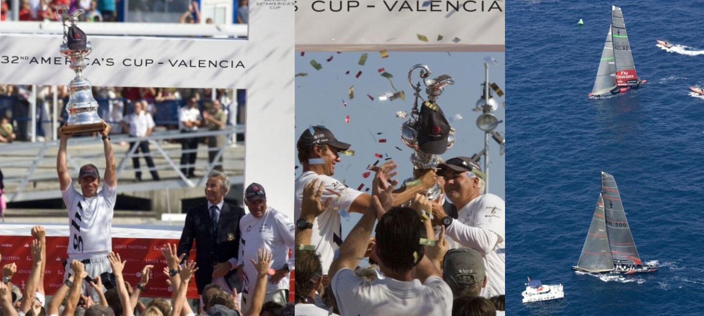 Biotechnology entrepreneur Ernesto Bertarelli's finest moment: skippering an America's Cup victory in 2003.