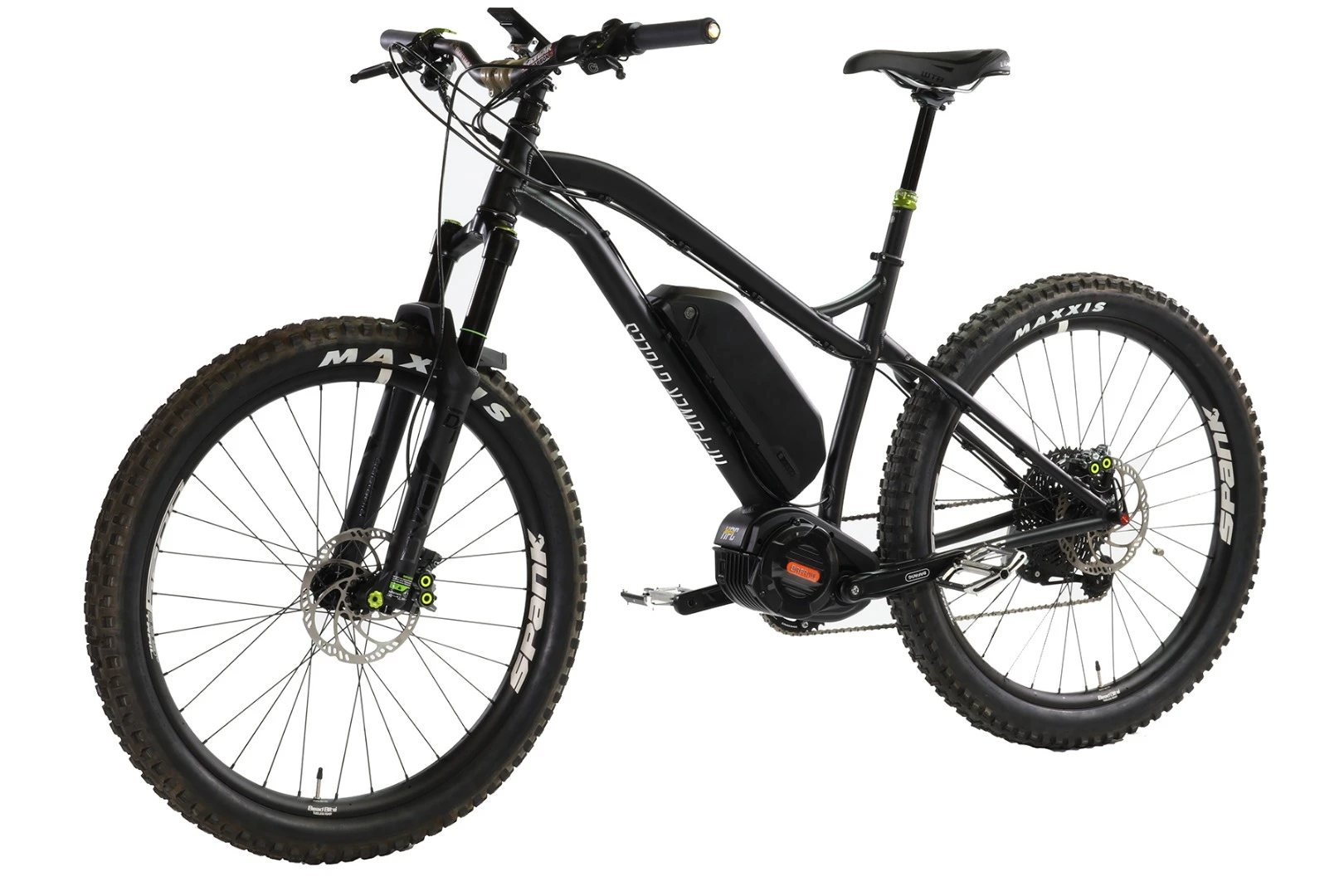 Hitting the Scout Pro's thumb throttle can tap into the 3,000 W torque-sensing mid drive motor for a motor-only top speed of 36 mph, with up to 45 mph possible with pedal assist