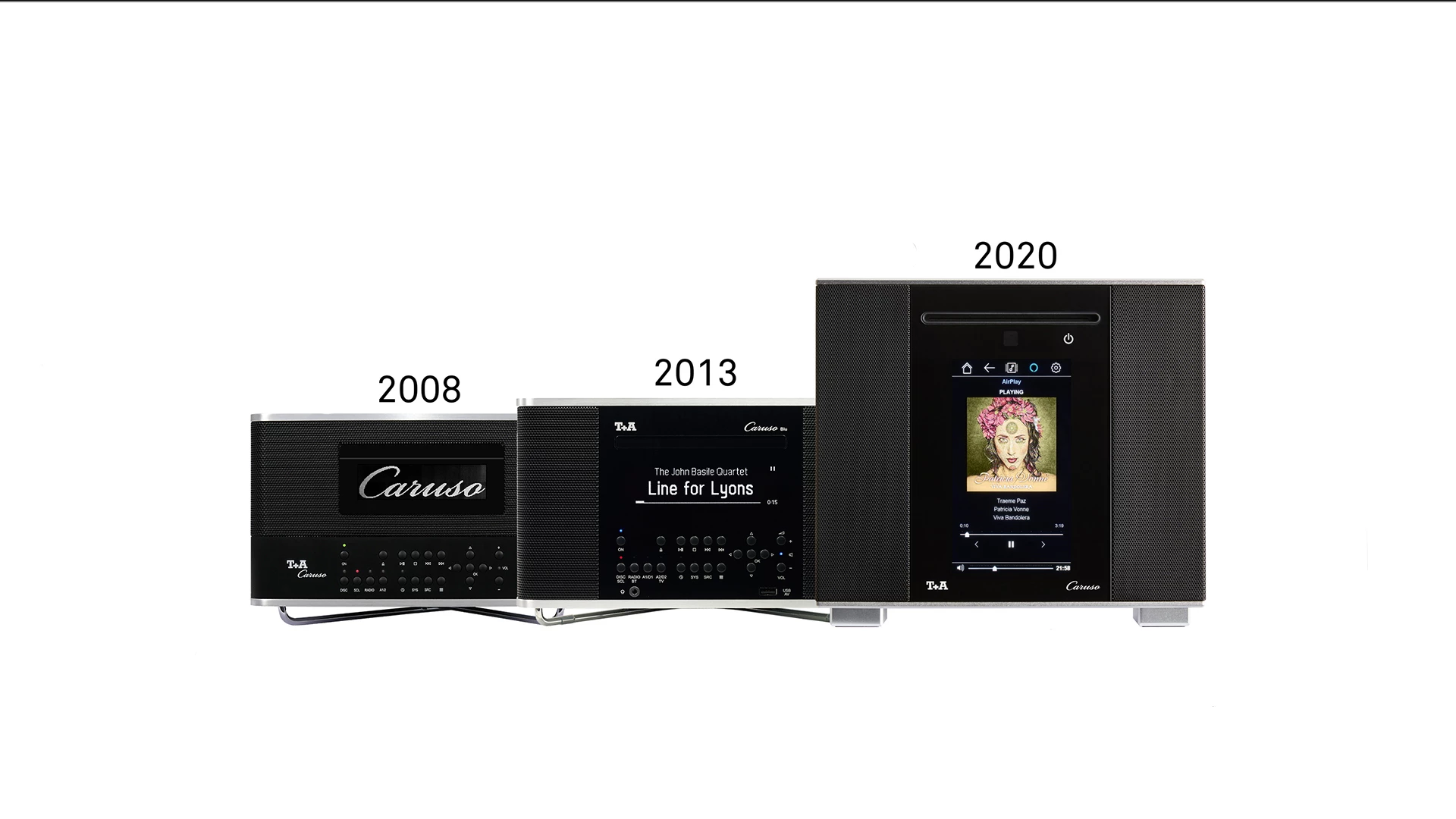 The first Caruso music system was released in 2008