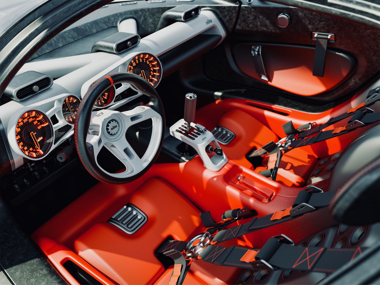 The minimalistic interior leaves nothing to be desired, unless you desire comfort or entertainment