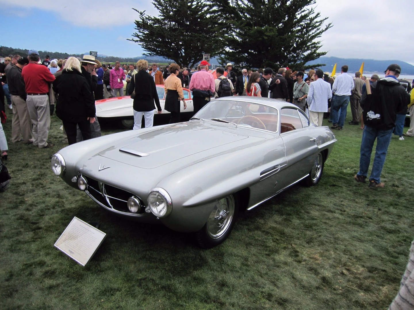 A Fiat V-8 from the 50's on display at Pebble Beach