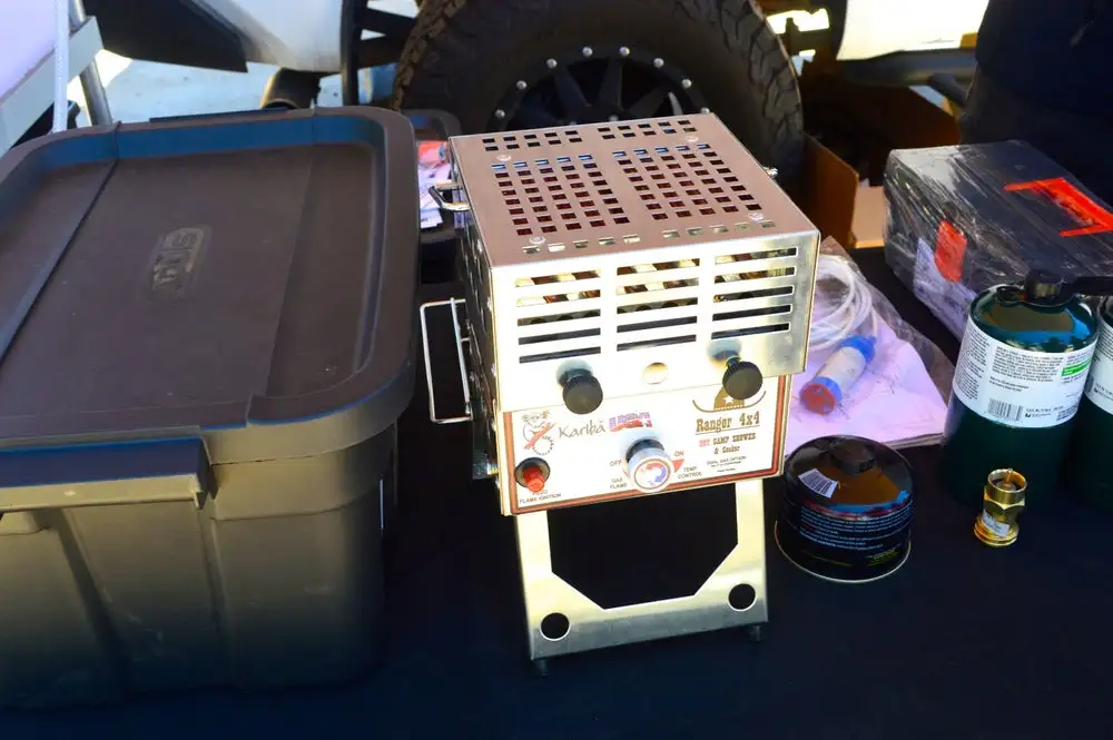 Kariba stove-shower systems at Overland Expo West 2017