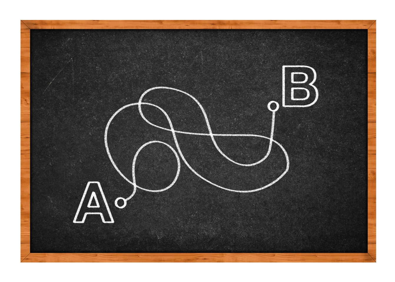 What if the quickest way from point A to point B wasn't the best way to get there?