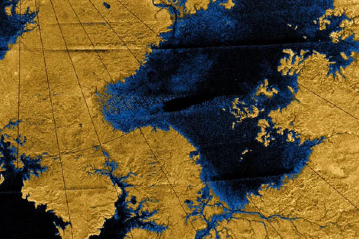Findings at MIT suggest that Titan's geological phenomena may bear remarkably close similarities to those found on Earth (Image: NASA/JPL/USGS)