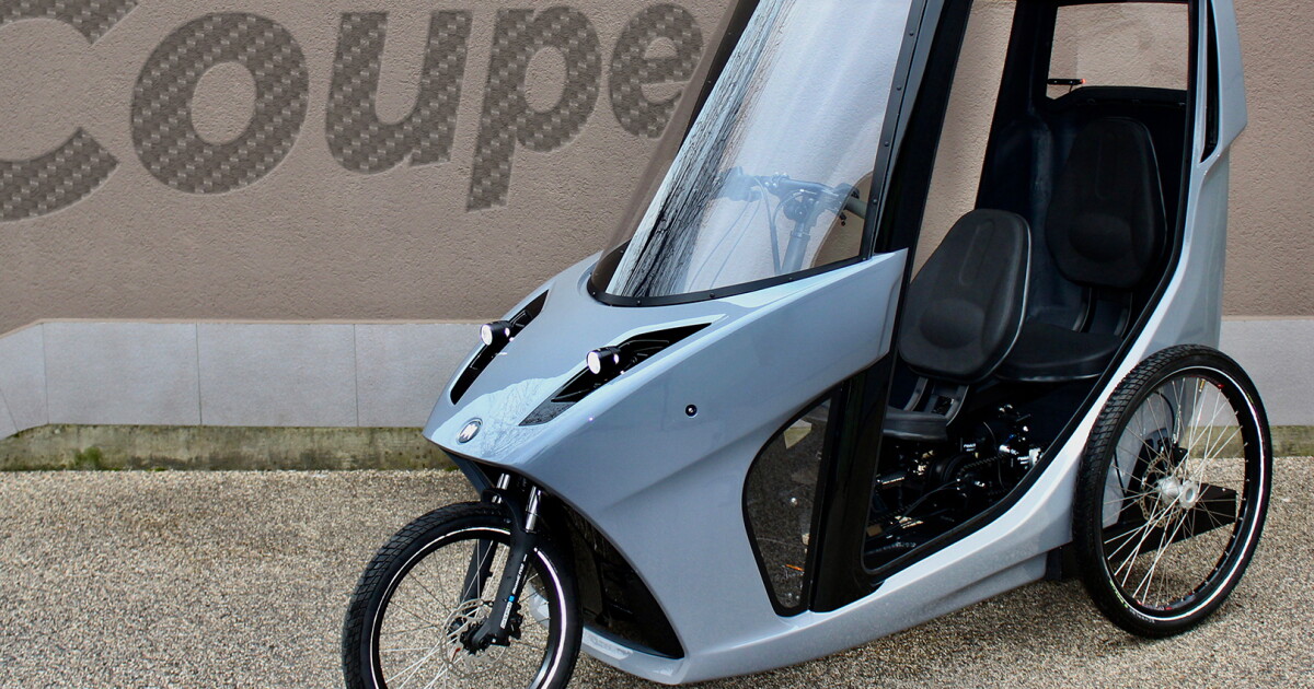 Indimob e-trike sports an optional carbon fiber body Indimob e-trike sports an optional carbon fiber body