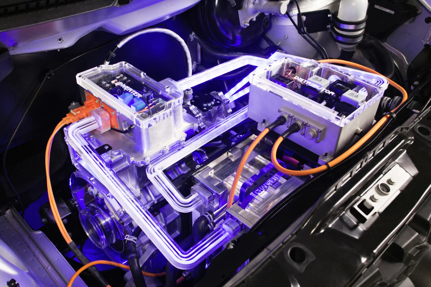 At Geneva, Mercedes displays a transparent, lighted model