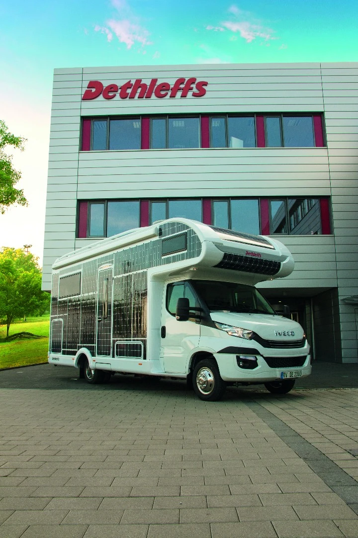 Dethleffs revealed the e.home concept at this year's Düsseldorf Caravan Salon