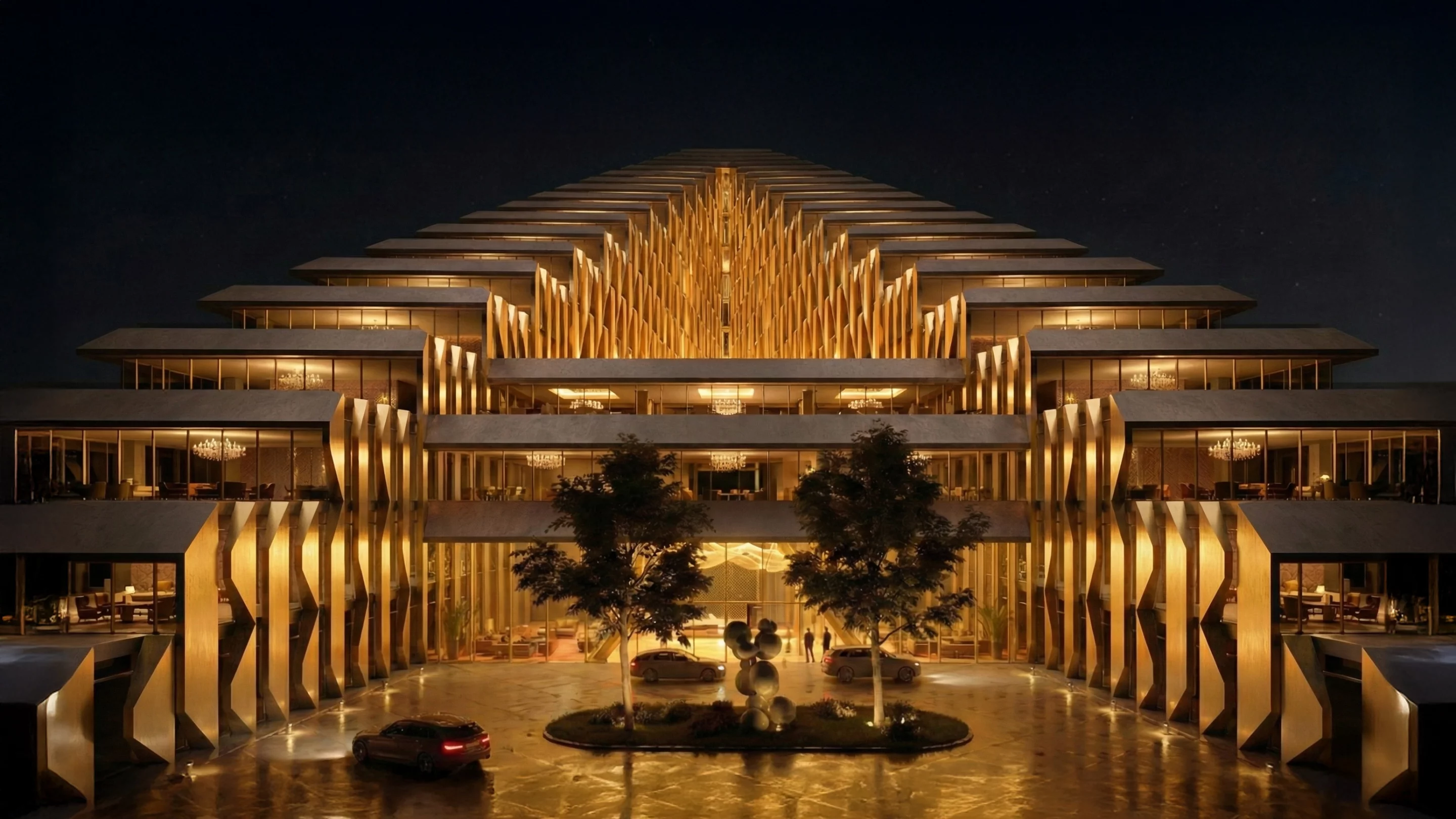 The Alatau Iconic Complex and Gateway District's stepped design will create the opportunity for balconies and terraces