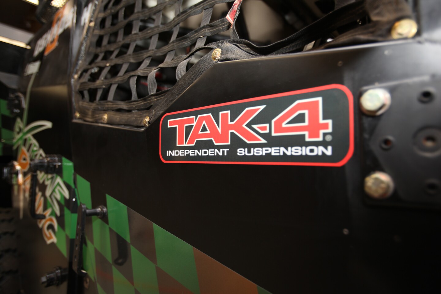 The TAK-4 suspension system promises a new level of comfort and/or speed in off-road conditions
