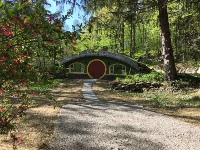 It took building engineer Jim Costigan six years of hard work to get Hobbit Hollow looking like this