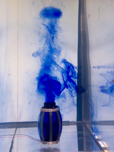 The Squidbot undergoes testing at the University of California San Diego