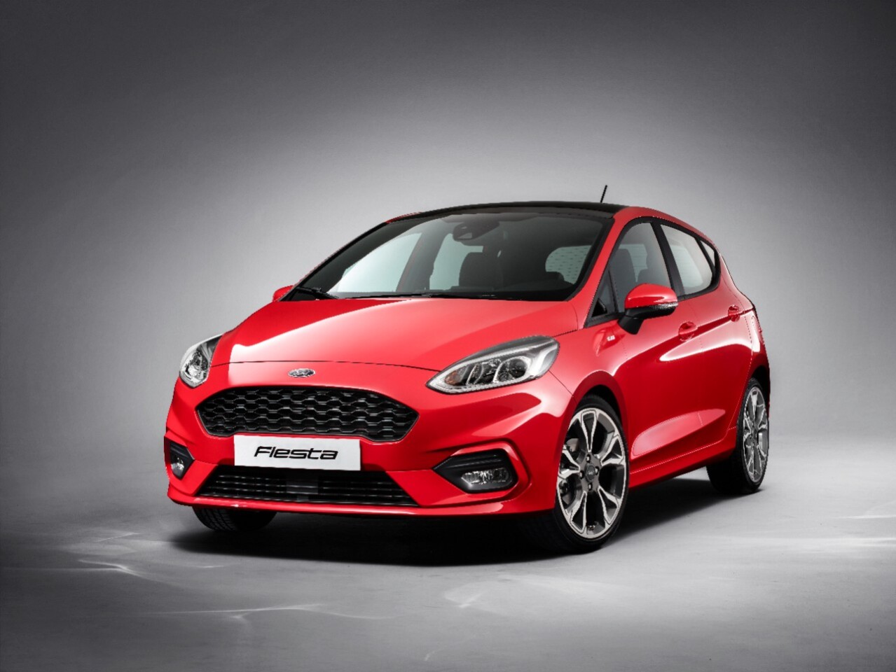 The Fiesta in ST-Line trim