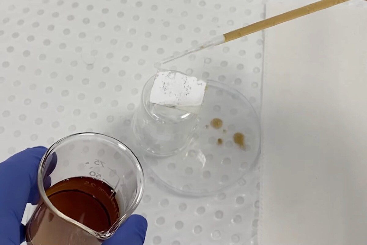 Liquids of all types bead up and roll off the plastic, carrying dirt with them