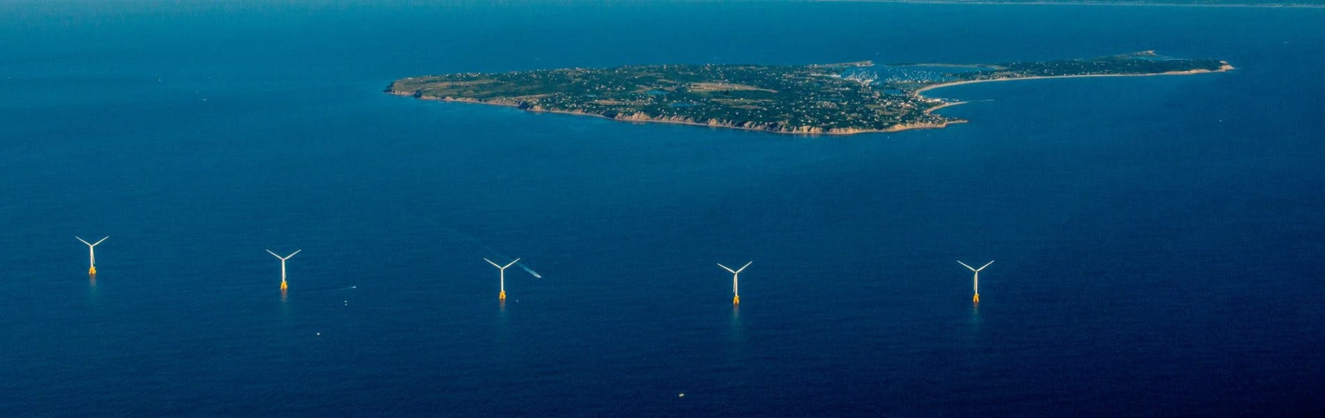A new study has found that the North Atlantic ocean has the ideal conditions for wind farms, such as the Block Island Wind Farm that opened up off the coast of Rhode Island last year