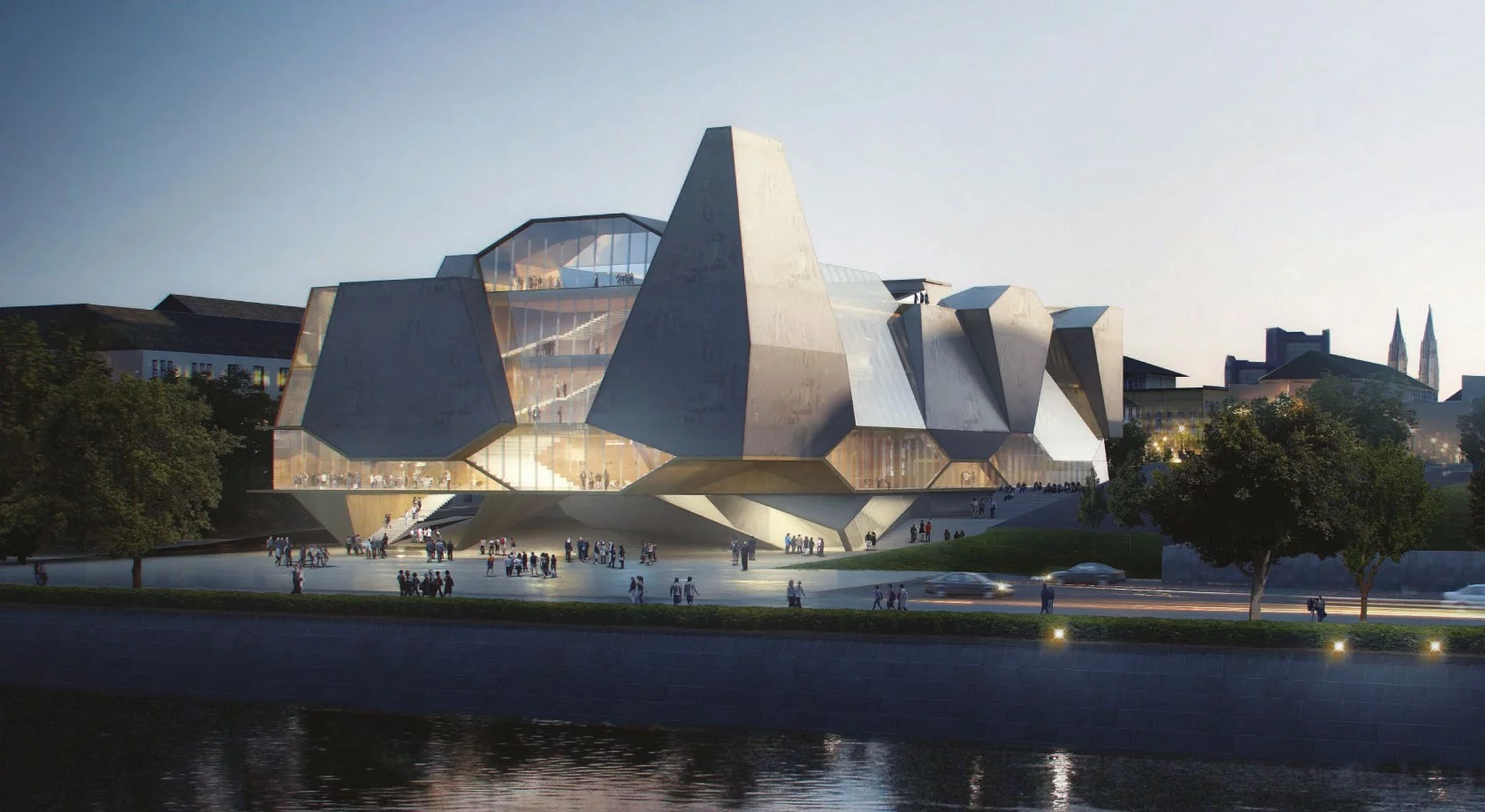 UNStudio's design for the concert hall (Image: Beethoven Festspielhaus)