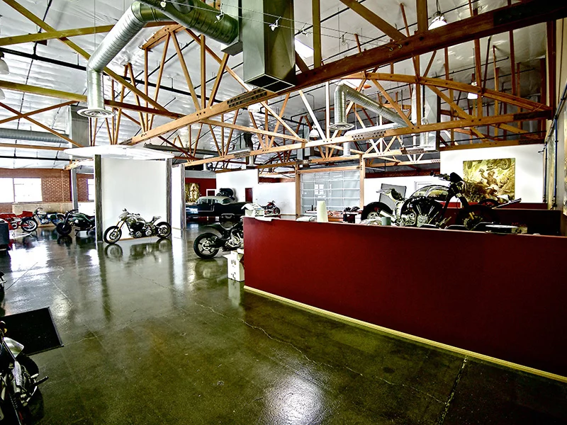Arch Motorcycle Company - the workshop
