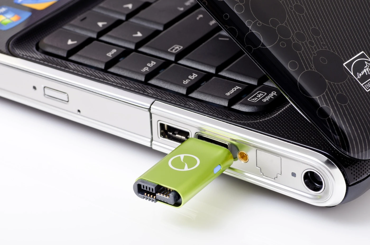 Anyone who attempts to access the files without one of the two iTwin units physically plugged into their USB port will be unable to do so