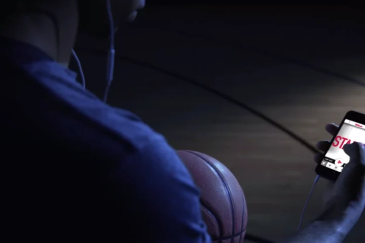 Wilson's Smart Basketball pairs wirelessly with a smartphone app to track training performance