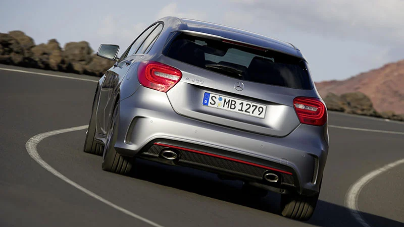 The new Mercedes-Benz A-Class in "AMG Sport" exterior spec.