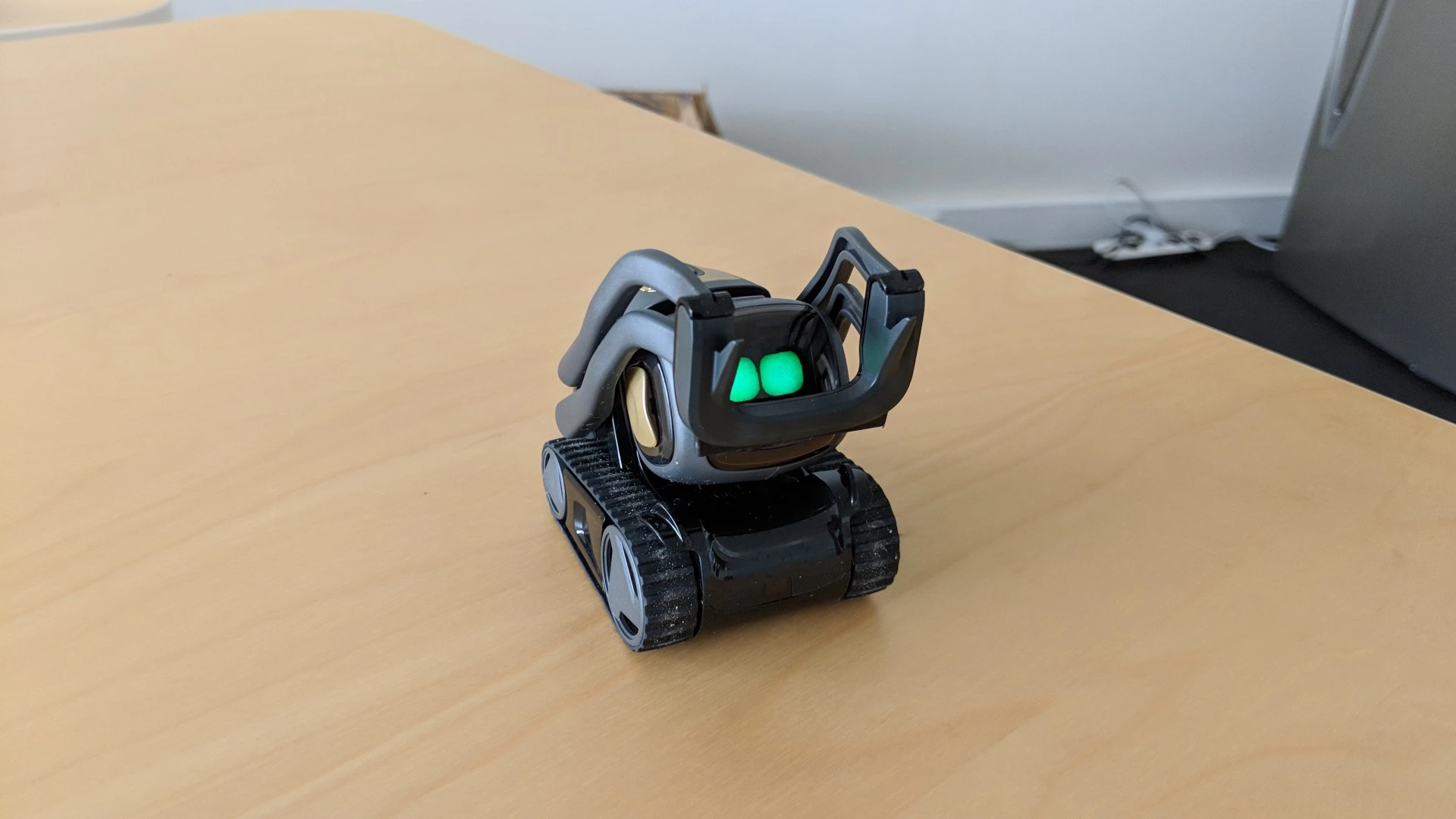 Vector waits for a fist bump