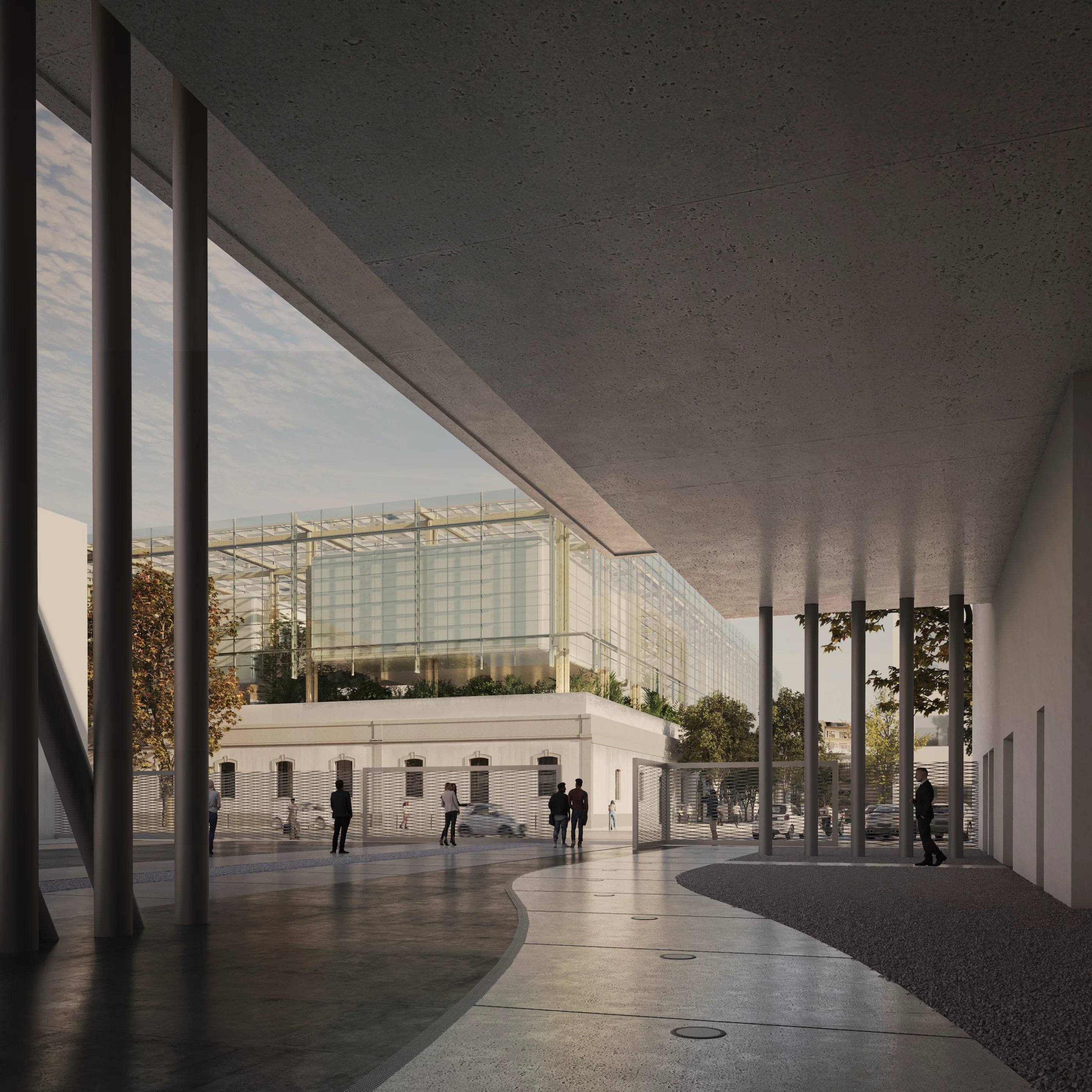 The Science Forest's upper floor will be enclosed by a semi-transparent and open facade that will encourage natural ventilation throughout the building